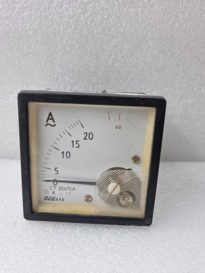 DEESYS CT 20/5A AM METER S7-AA AC 5A/60Hz CT-20/5A/300%